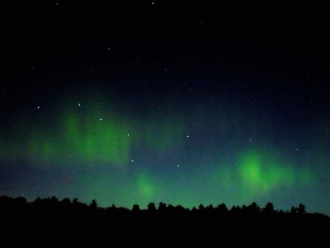 Big Dipper with Aurora