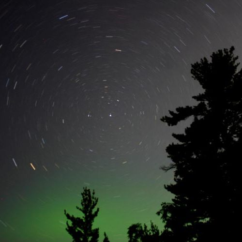 Star trails around Polaris copy