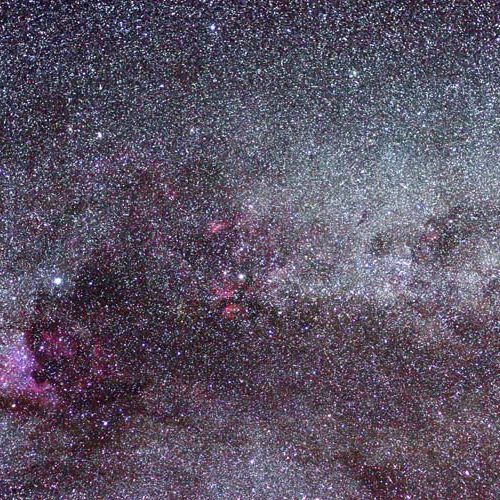 Summer Milky Way (70,000 stars)