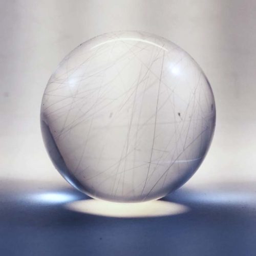 Quartz w/ Rutile Sphere