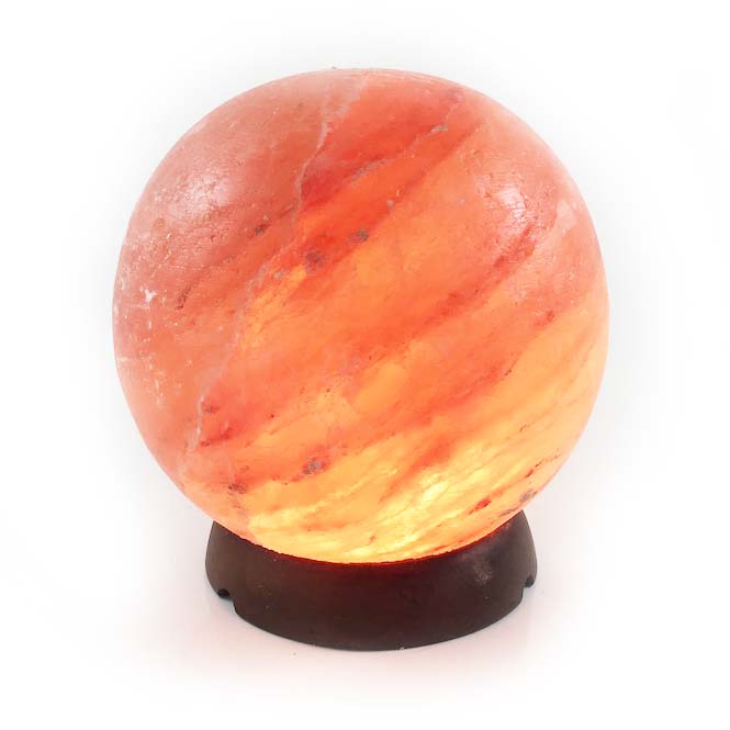 Himalayan Salt Crystal Lamp Sphere - Gifts from the Earth | Geologic