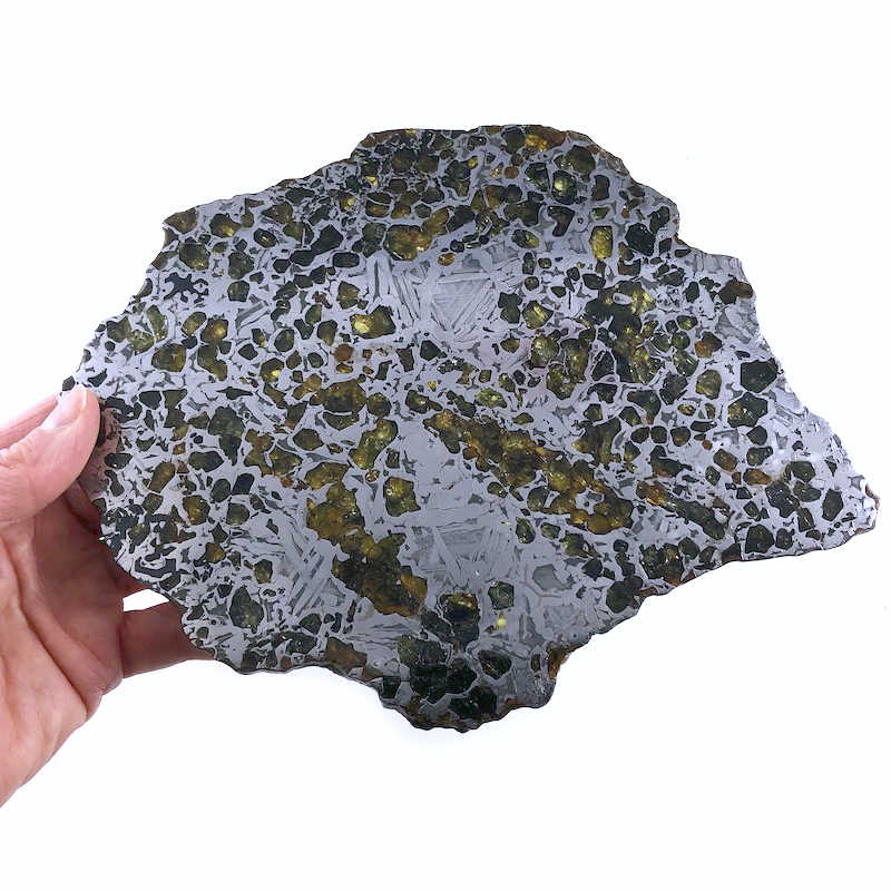 Seymchan IIE Iron/Pallasite PMG Meteorite Pendant Necklace 18-20 inches 