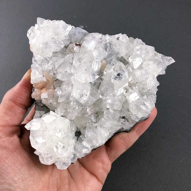 Apophyllite cluster + Stilbite - Gifts from the Earth | Geologic