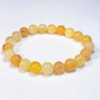 Azeztulite Bead Bracelet 8mm