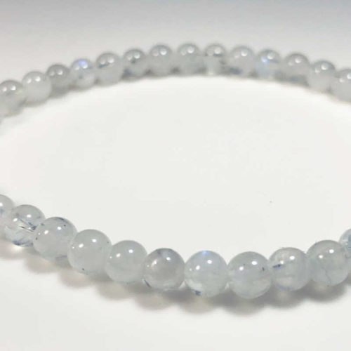 Moonstone (Rainbow) Bead Bracelet 4mm