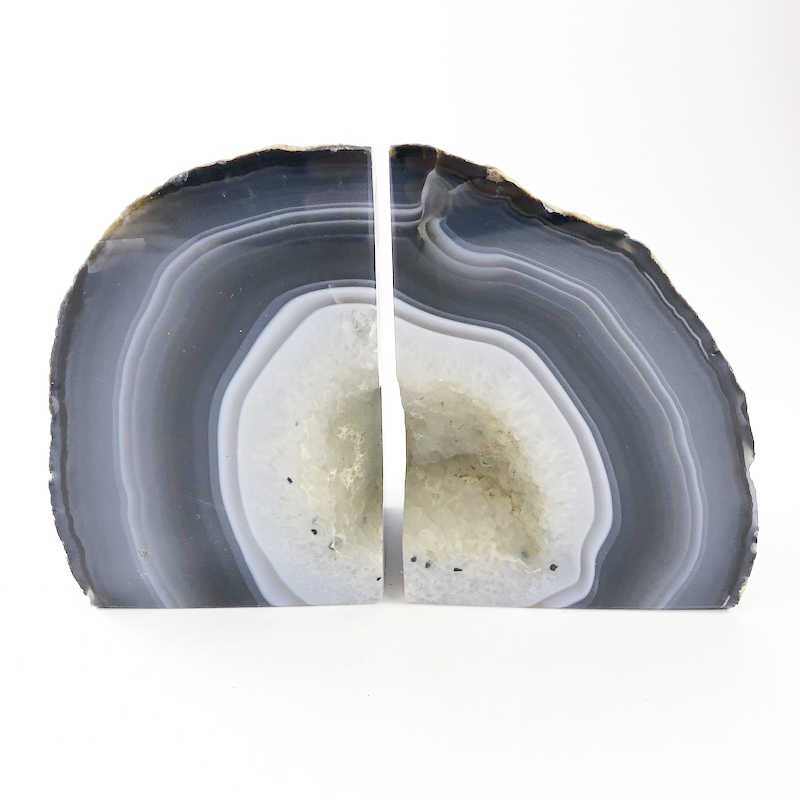 Geologic Gallery Agate Bookends