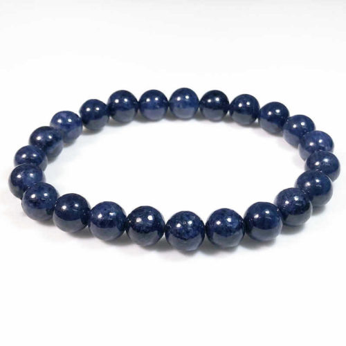 Sapphire (Blue) Bead Bracelet 8mm
