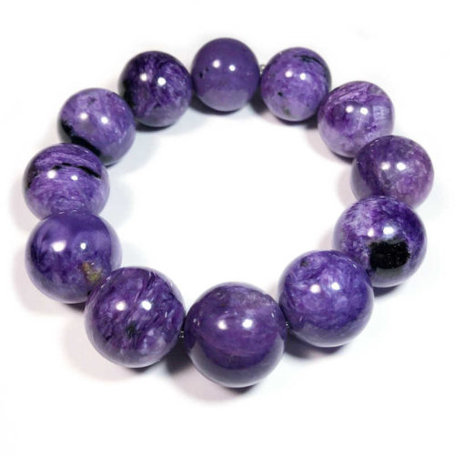 charoite AAA bead Bracelet 17mm..