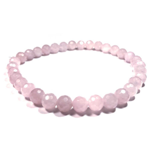 rose faceted 6mm