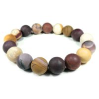 Mookaite (Matte) Bead Bracelet 10mm