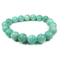 Amazonite (Aqua) Bead Bracelet 10mm