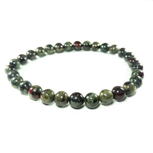 Dragon Blood Jasper Bead Bracelet 6.5mm