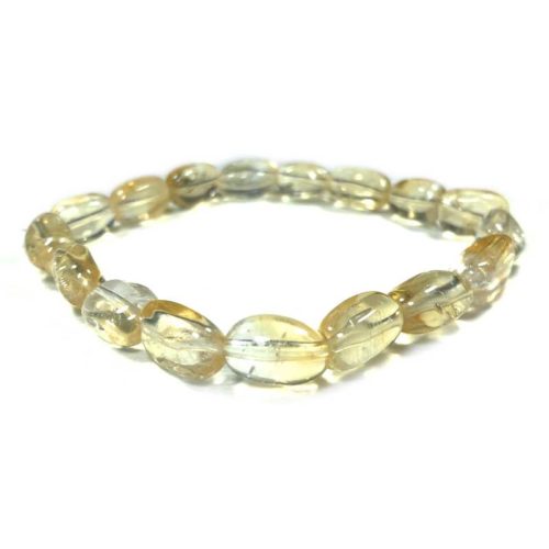 Citrine Tumbled Bead Bracelet