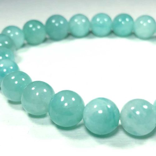 Amazonite (Blue Sky)Bead Bracelet 8.5mm